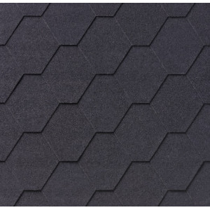 Битумная черепица IKO Armourshield Plus 01 Black