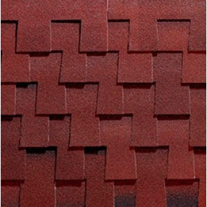 Битумная черепица BTM Shingle Dragon (зуб) Красный