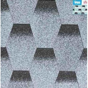 Битумная черепица BTM Shingle Rubin (сота) Серый