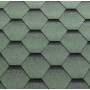 Битумная черепица Matizol Uni Strong (сота) Зеленый