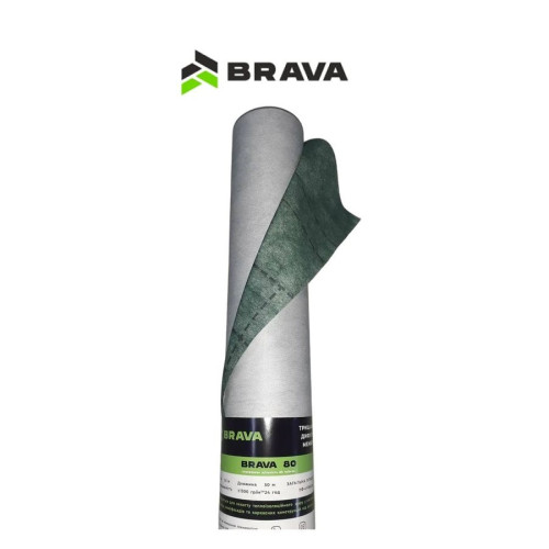 Супердиффузионная трехслойная мембрана BRAVA 80г/м2 (1.5*50м) 